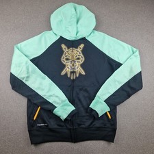 Nike Hoodie Mens Small Black Green Kobe Bryant Jumper Jacket Black Mamba Hoody