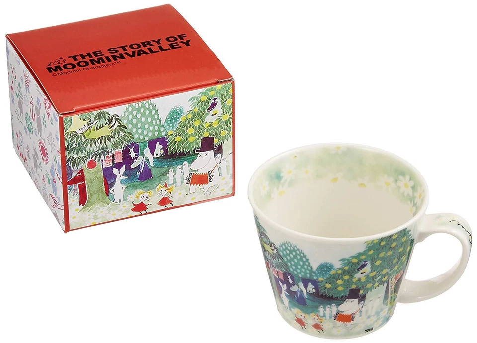 Taza sopa Moomin Newbon acuarela MM323-36 Yamaka de Japón Foto 2 de 4