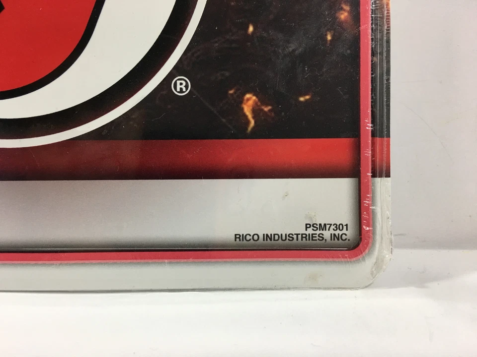 NHL New Jersey Devils Official "Reserved "Parking" plaque (Metal, Sealed New) - Image 3 of 4