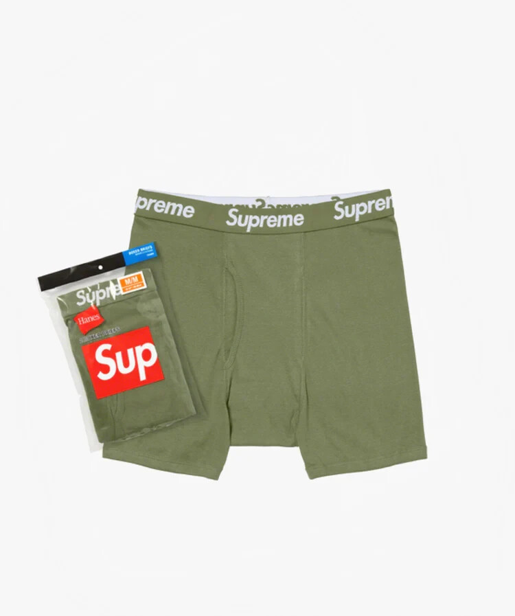 下着・アンダーウェア Supreme Hanes Boxer Briefs Olive Small Hanes | Underwear & Socks | Supreme Hanes Boxer Briefs Olive