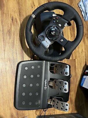  Logitech G29 Driving Force Racing Wheel and Floor