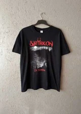 Satyricon *The Shadowthrone* Band Men's Metal T-Shirt, black metal band shirt