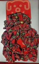 Begood Brand Red Green Yellow Dog Neck Scrunchy Bells & 4 Anklets Small Large