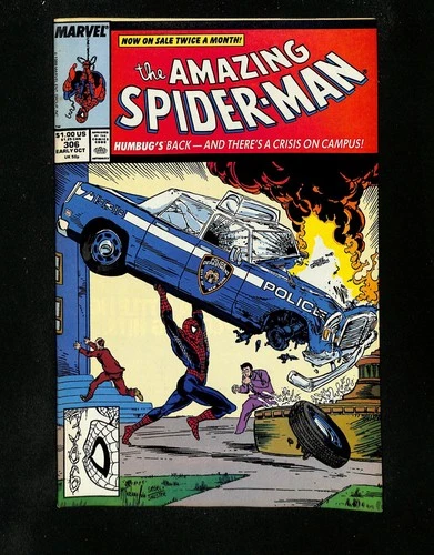 Amazing Spider-Man #306 Action Comics #1 Homage McFarlane! Marvel 1988