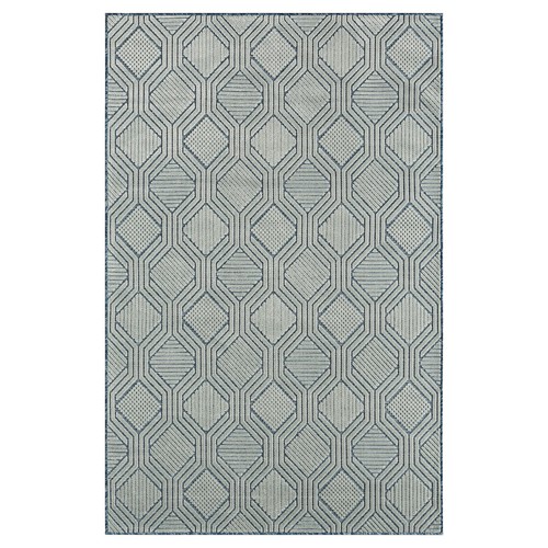 LR Home 8x10 Indoor/Outdoor Modern Area Rug for Home Decor | Geometric Farmho...