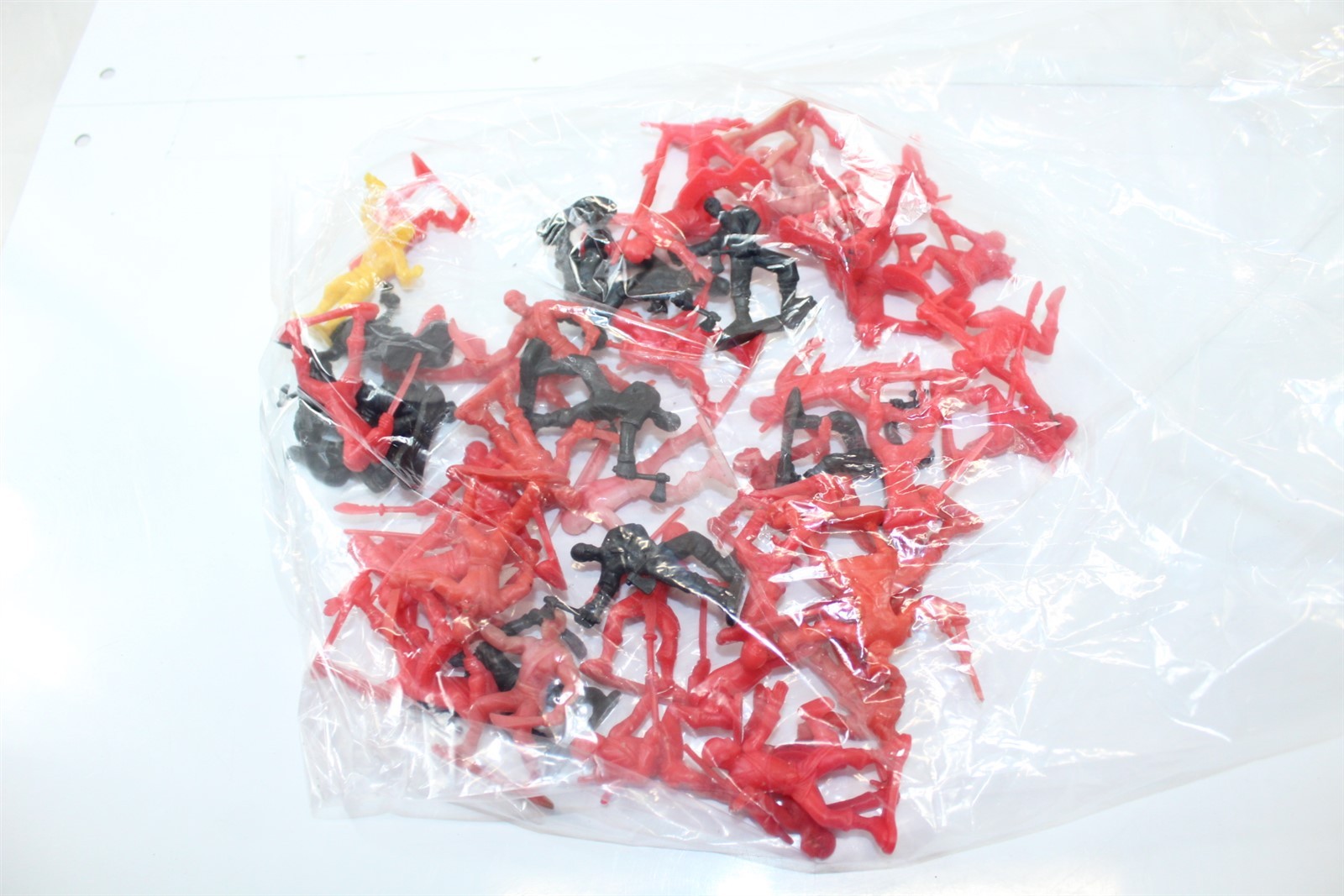 Vintage Plastic Toy Figures 2" Martial Arts Fighters Mixed Lot