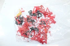 Vintage Plastic Toy Figures 2" Martial Arts Fighters Mixed Lot