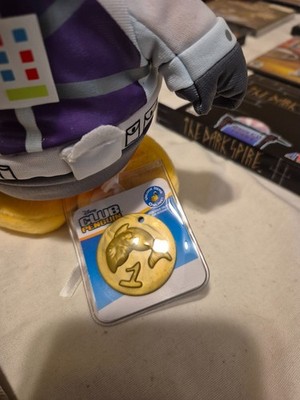 Rare Club Penguin Series 15 Astronaut Plush - NWT w Sealed coin