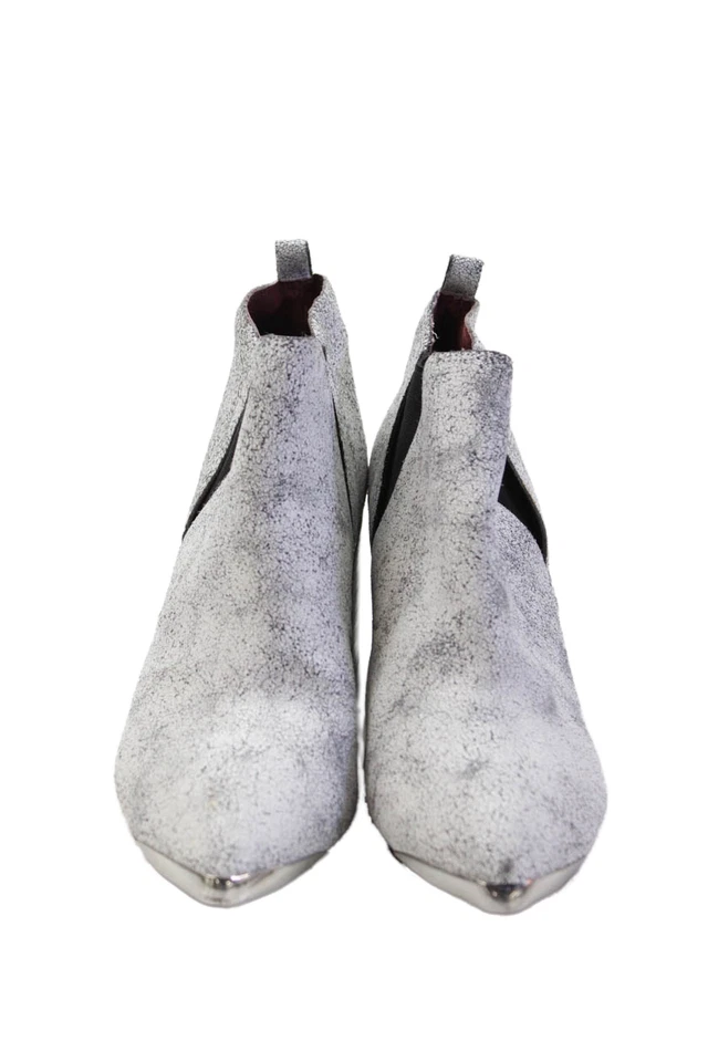 Botines REPORT Signature para mujer blancos talla 9 Foto 2 de 4