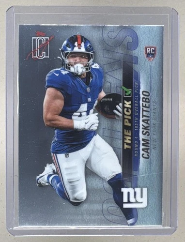 2025 Topps Signature Cam Skattebo Base (RAW)