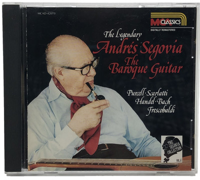 Andrés Segovia - The Baroque Guitar CD Remastered Classical MCA Disc NM