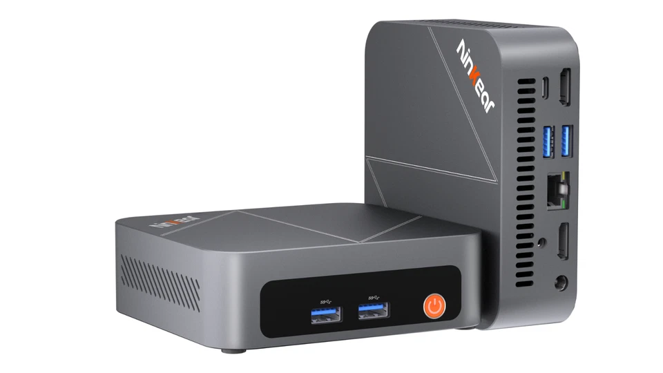 Mini PC Ryzen 5 7430U 16GB 512GB SSD WLAN Bluetooth HDMI USB C WiFi6 Win 11 Pro - Bild 2 von 4