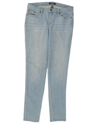 Chaps Damen Skinny Jeans W32 L29 Blau Baumwolle XV01
