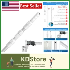 Heavy-Duty 16.5ft Telescopic Pool Pole with Universal Attachments