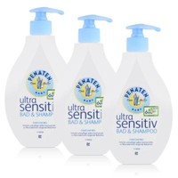 Penaten Baby Ultra Sensitiv Bad & Shampoo 400Ml - ParfüMfrei (3Er Pack)