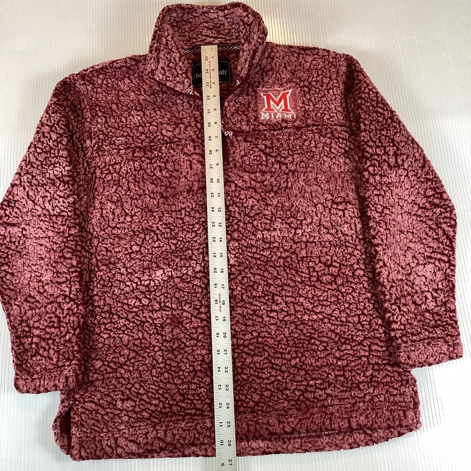 Boxercraft Miami Mujer Talla S Manga Larga Pullover Chaqueta Sherpa Vellón 1/4 Cremallera Foto 3 de 4