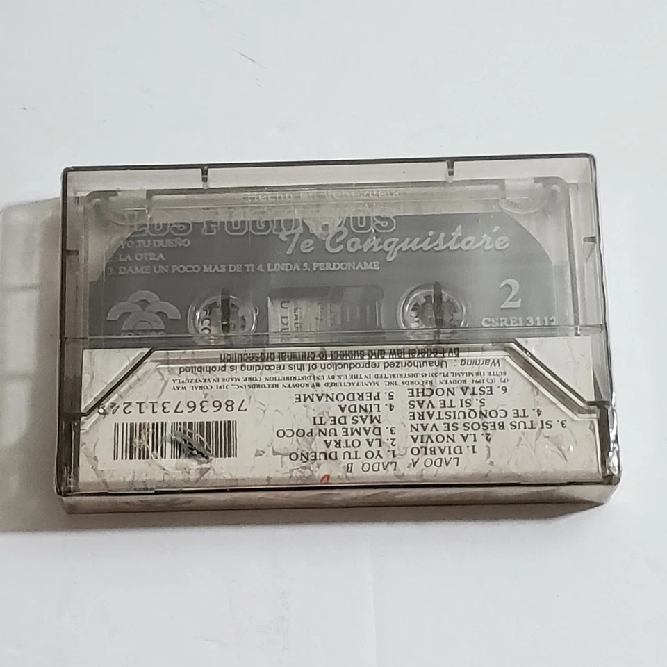 Los FugitivosTe Conquistare Cassette 1994 Rodven 3112 Sealed - Image 2 of 4