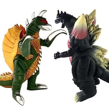 Brand New Set of 2 SpaceGodzilla Disosaur Dragon Gigan Space Toys Action Figures