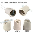 CERAMIC Porcelain ES E27 Screw Vintage Edison Farm Work Place Heat Bulb Holder