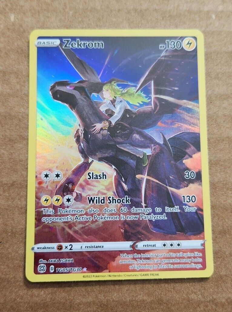 Zekrom TG05/TG30 - Brilliant Stars - Trainer Gallery Pokemon Card - Holo  Foil