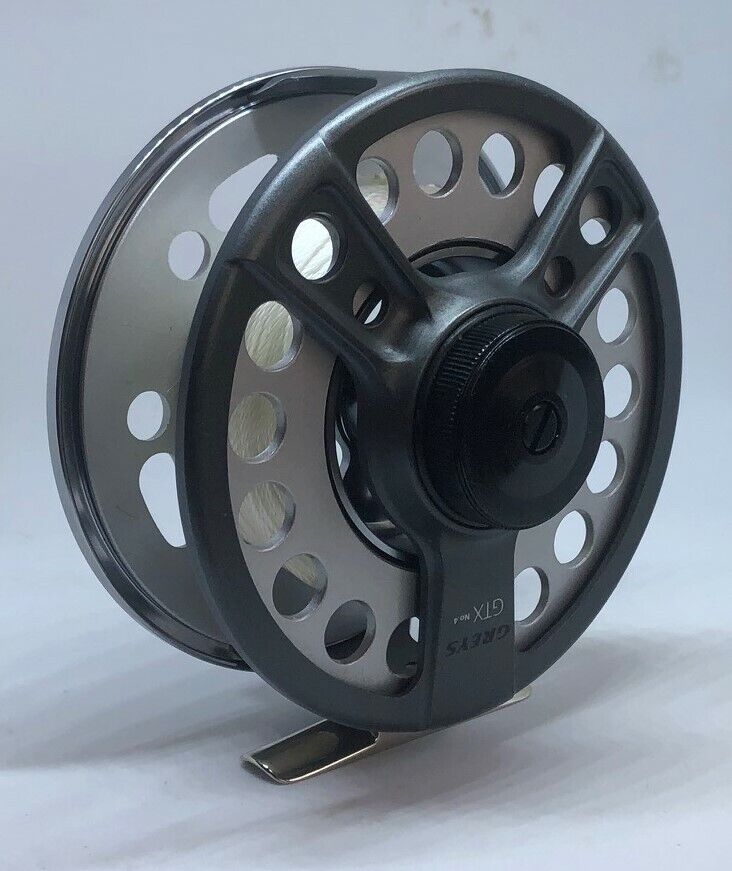 Greys GTX No4 Brand New Aluminum Large Aarbour Light Weight (Cassette) Fly  Reel