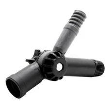 Double Gooseneck ACME & Euro Thread For Water Fed Pole Window Cleaning