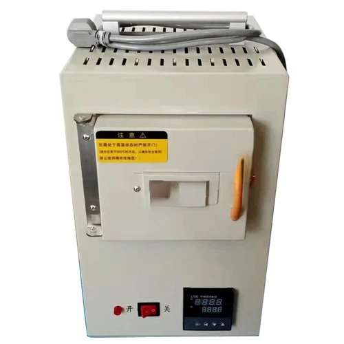 Horno de mufla inteligente de fibra cerámica de 2KW 1200°C laboratorio pequeño eléctrico - Imagen 8 de 8