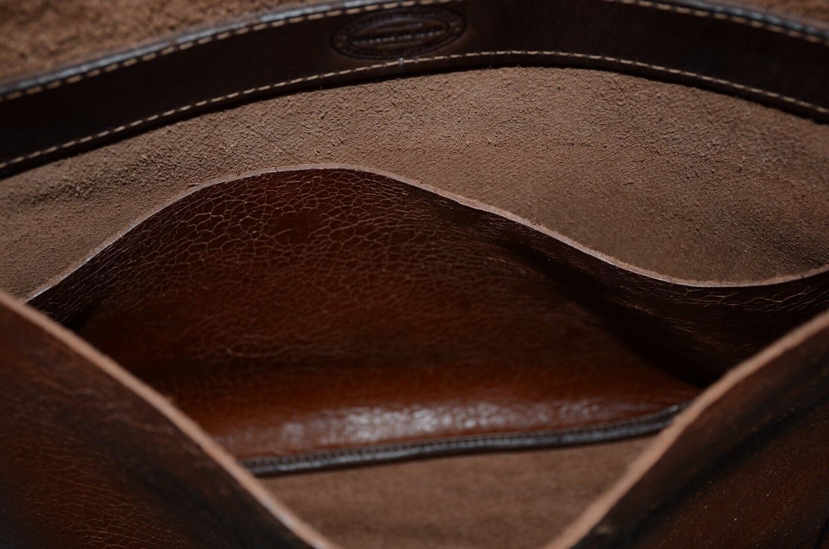 Ralph Lauren RRL Distressed 2-Tone Leather Shoulder Ralph Lauren RRL Distressed 2-Tone Leather Shoulder
