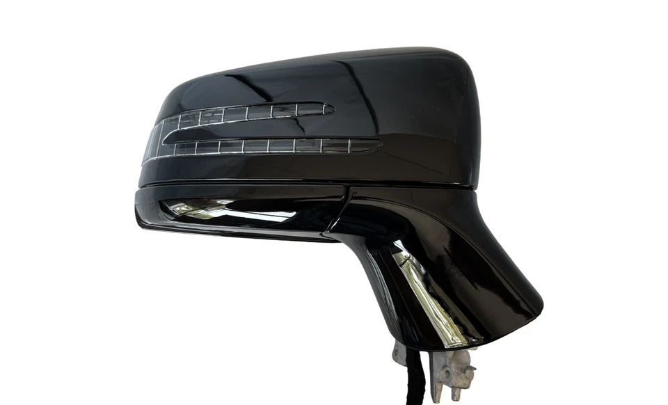 #67 ESPEJO RETROVISOR PASAJERO DERECHO NEGRO PUNTO CIEGO MERCEDES CLS400 CLS550 CLS63 2012-18 Foto 2 de 4