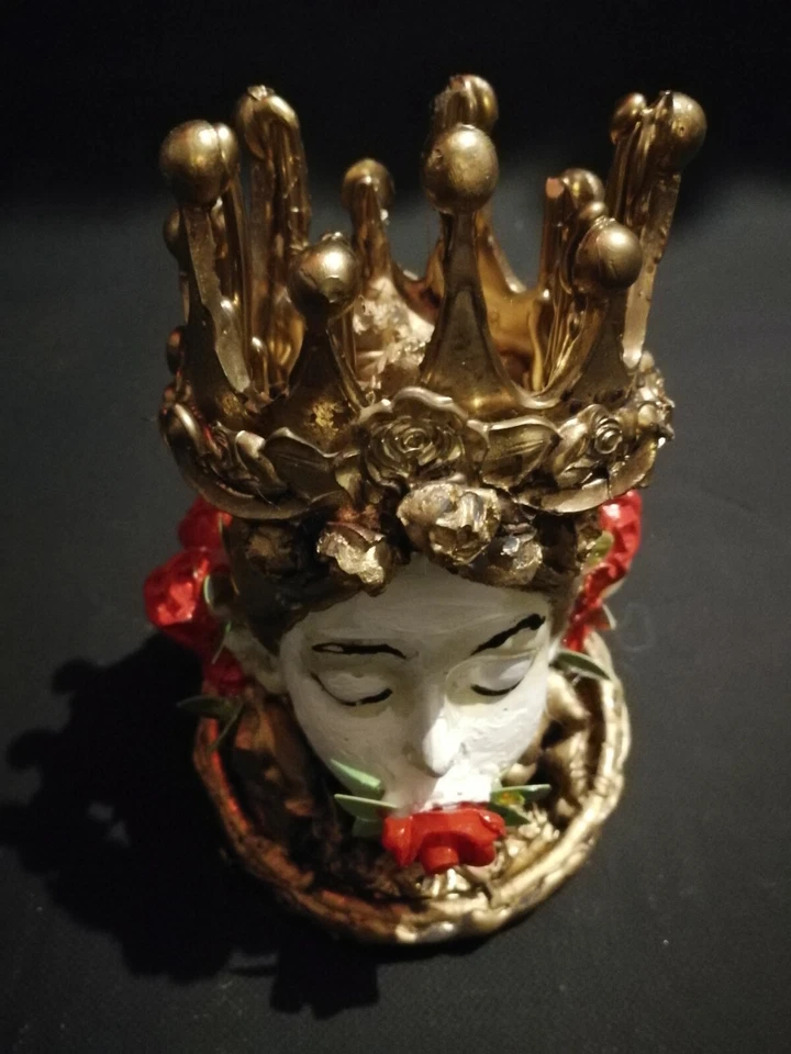 художественная скульптура кукла дубовая принцесса голова фигуративный декоративный современный домашний декор 1 - Изображение 2 из 4