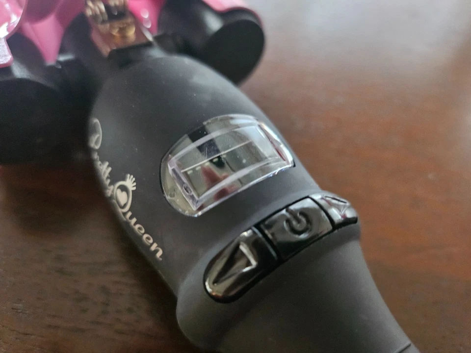 Triple Ceramic Curling Iron,3 Barrel Wand with Adj. Temperature (Pink) - Image 2 of 3