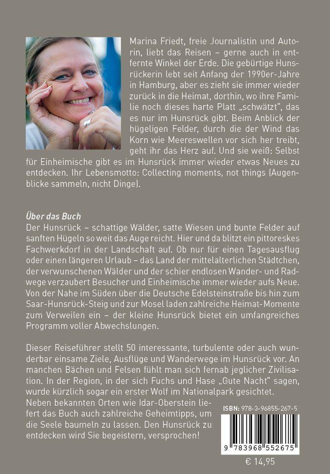 Thumbnail - Hunsrück - Heimatmomente | Marina Friedt | Taschenbuch | 256 S. |