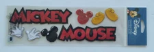 EK Success Disney MICKEY MOUSE embroidered stickers (8 pcs.) RETIRED