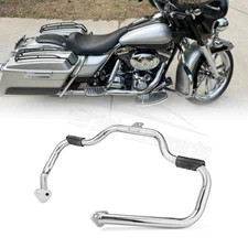 Chrome Mustache Engine Guard Crash Bar Steel For Harley 97-08 Touring FLHTCU FLT