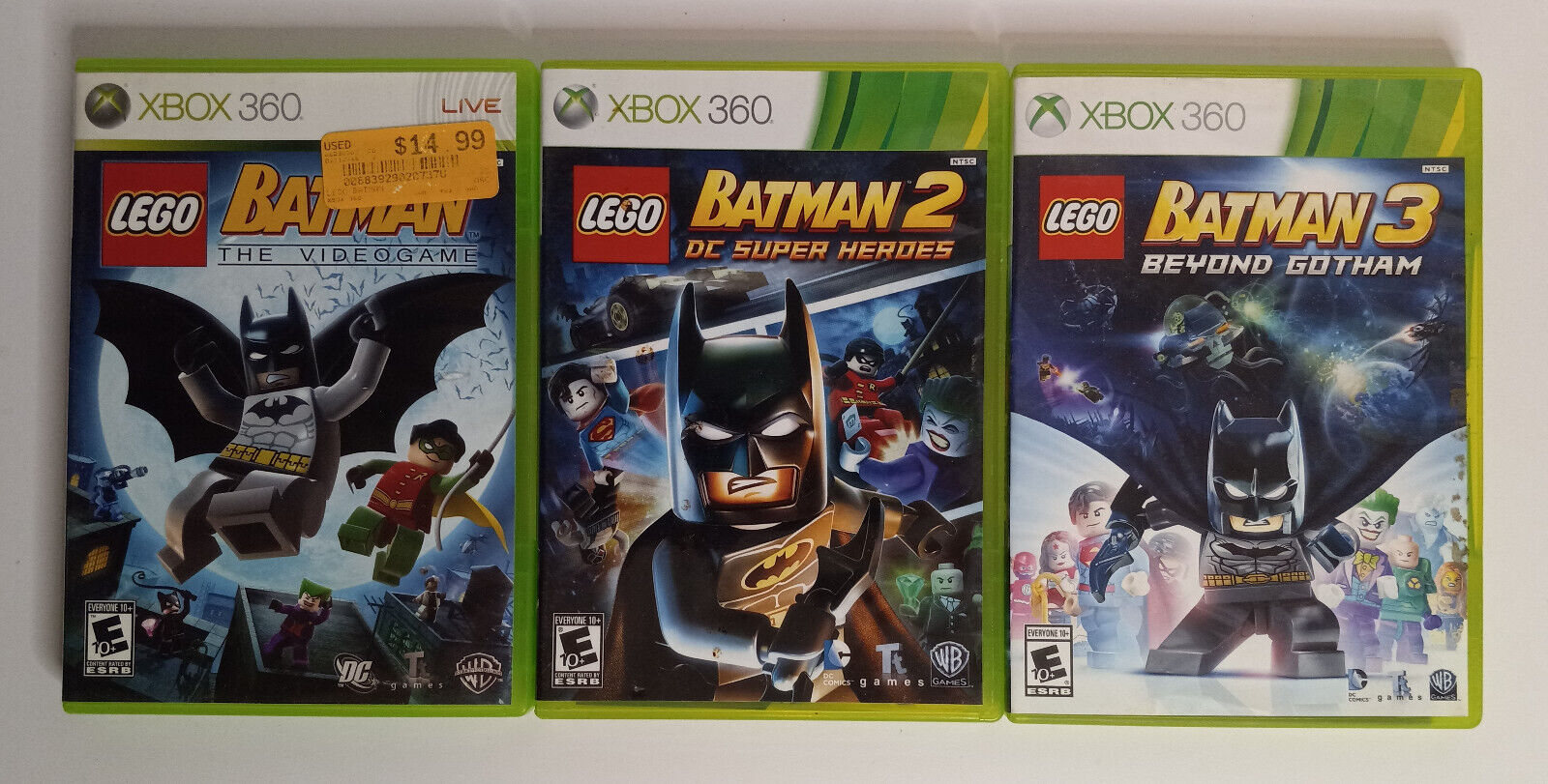 Jogos Xbox 360 transferência de Licença Mídia Digital - LEGO BATMAN 1 + LEGO  BATMAN 2