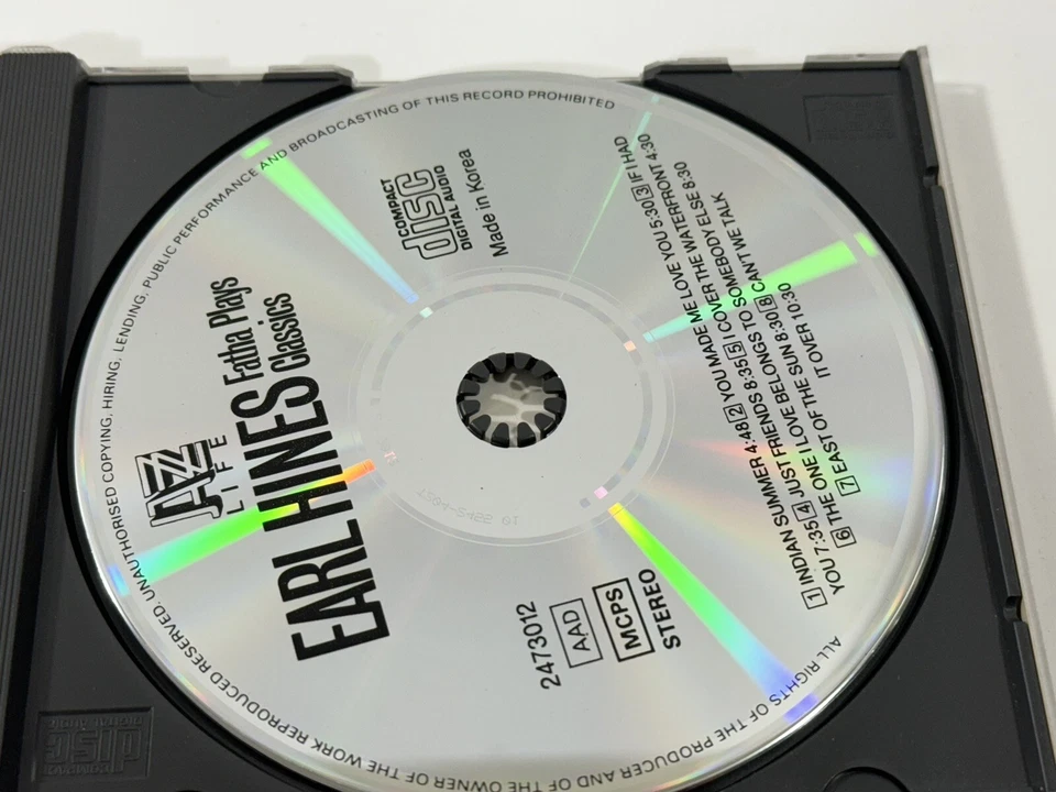 Earl Hines - Fatha Plays Classics CD Jazz Life German Import - Image 4 of 4