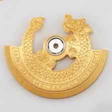 Golden Dragon Carved Rotor Oscillating Weight for NH35 NH36 Movement