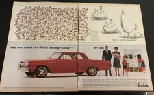 1963 BUICK SPECIAL / CHESTERFIELD / GLIDDEN PAINT - Vintage Magazine 2-Pg Ads