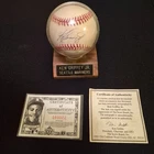 Ken Griffey Jr Autograph Baseball With 2 COA's Custom Nameplated Display HOF MLB