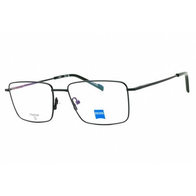 Zeiss Unisex Eyeglasses Titanium Satin Green Rectangular Frame, 56mm ZS24145 303