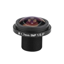 .›01 Fisheye Security Camera Lens 185°CCTV Lens CCTV Lens 1.7Mm Length