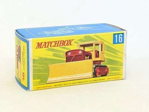 Matchbox Lesney MB16 Case Tractor G TYPE EMPTY BOX - VNM