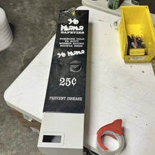 VINTAGE YO MAMA PREVENT DISEASE NOVELTY CONDOM VENDING MACHINE WALL HANG