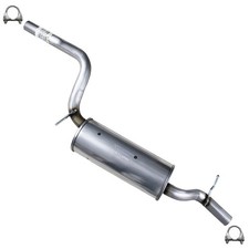 Stainless Steel Rear Exhaust Muffler Fits 2004-2006 Mazda 3 2.0l 2.3l Stainless Steel Rear Exhaust Muffler Fits 2004-2006 Mazda 3 2.0l 2.3l