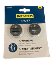 NEW 2-PACK Petsafe RFA-67D-11 RFA-67 Battery 6 Volt Module