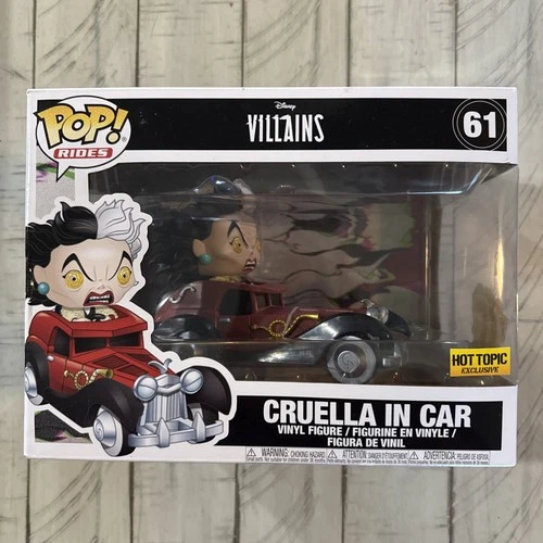 Funko Pop! Rides: Disney - Cruella in Car - Hot Topic (Exclusive) #61