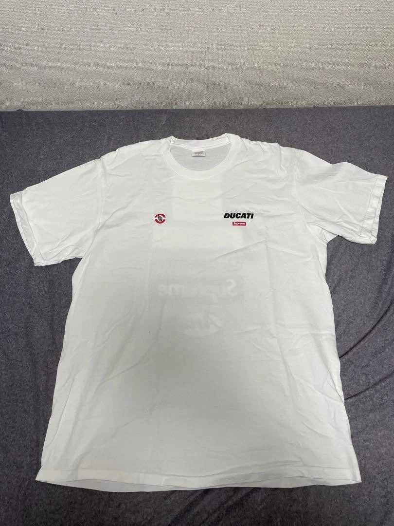 Tee shirt Supreme Homme L Ducati Logos 2024 Printemps/Été Iconic Streetwear Rare Occasion