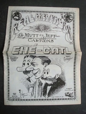 Real Free Press No. 1 – legendary Dutch underground tabloid 1971, Mutt & Jeff - Bild 1 von 3