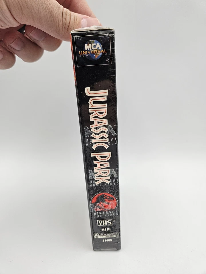 Vintage Sealed 1993 Jurassic Park VHS Movie & MCA Watermarks Brand New - Image 4 of 4
