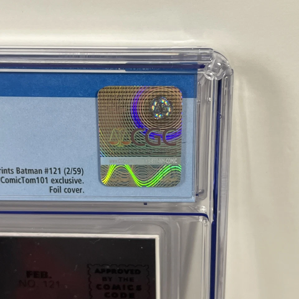 Batman #121 CGC 9,8 Carnivore Comics variante C DC Comics 1959 MegaCon LTD 500 Foto 3 de 4